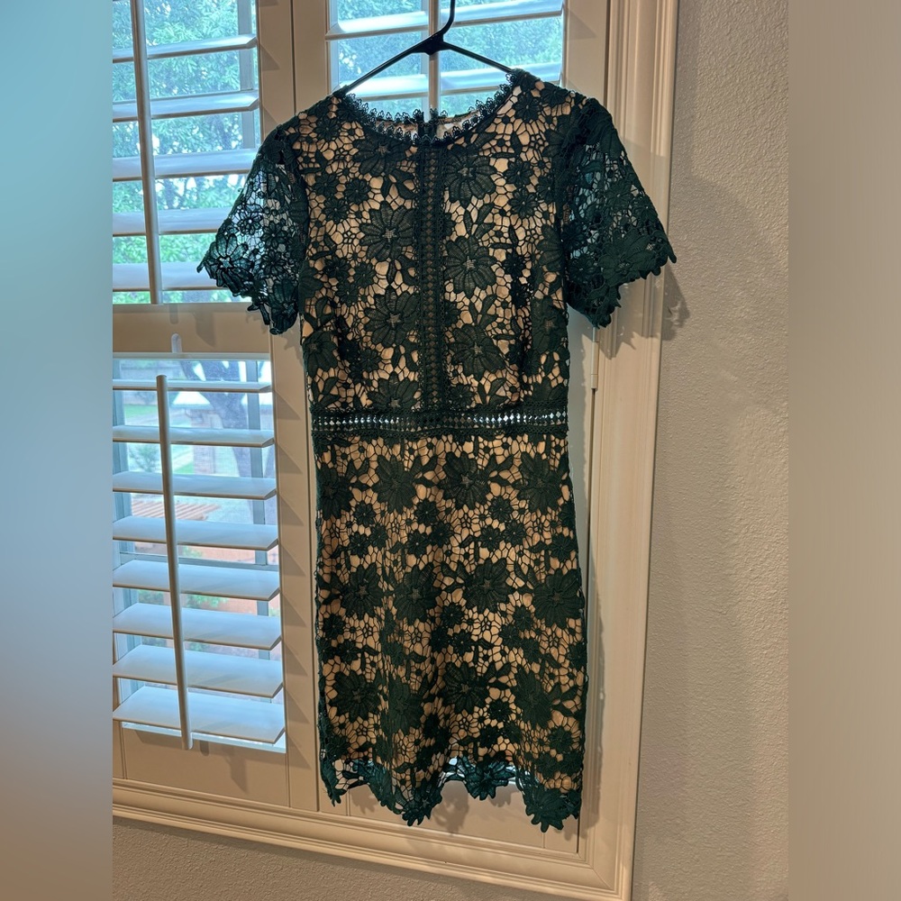 Altar'd State Lace Green Dress - Medium